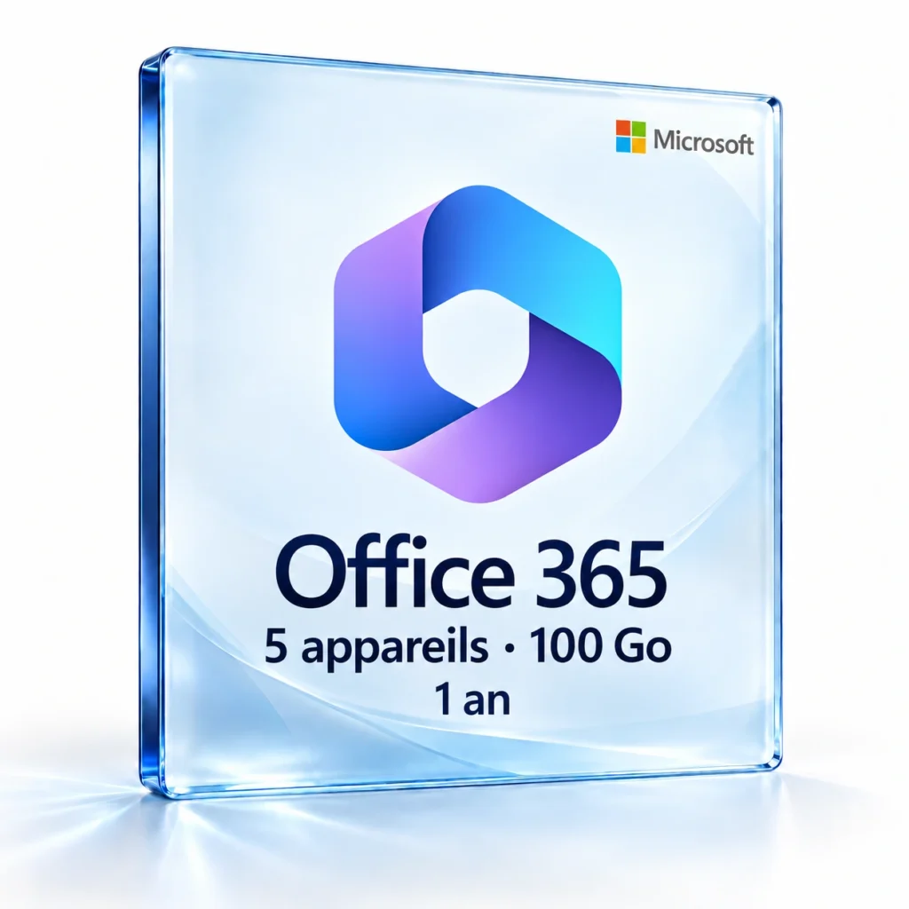 Office 365 — 5 appareils, 100 Go — 1 an