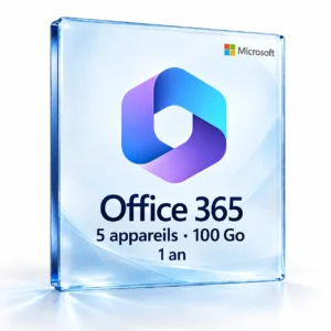 Office 365 — 5 appareils, 100 Go — 1 an