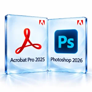 Acrobat Pro 2025 + Photoshop 2026 offert — Windows