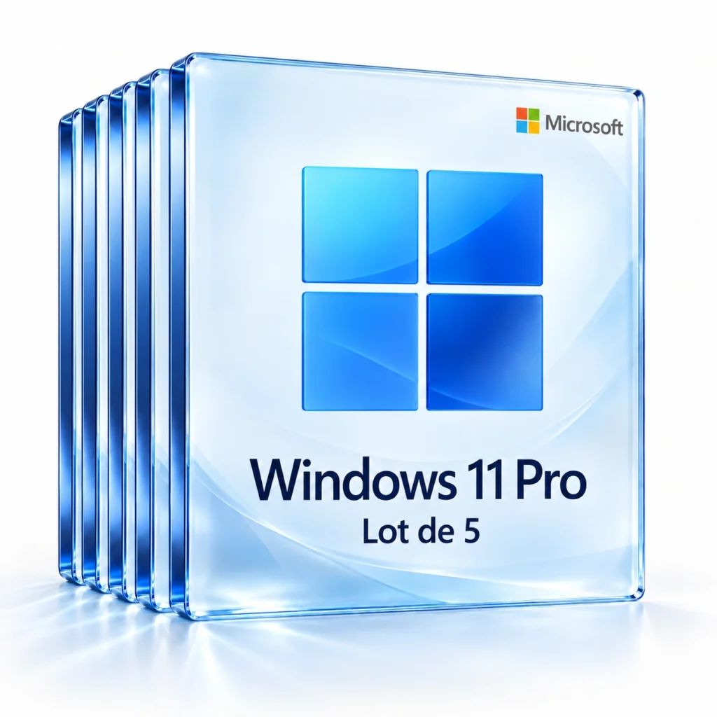 Lot de 5 — Windows 11 Pro