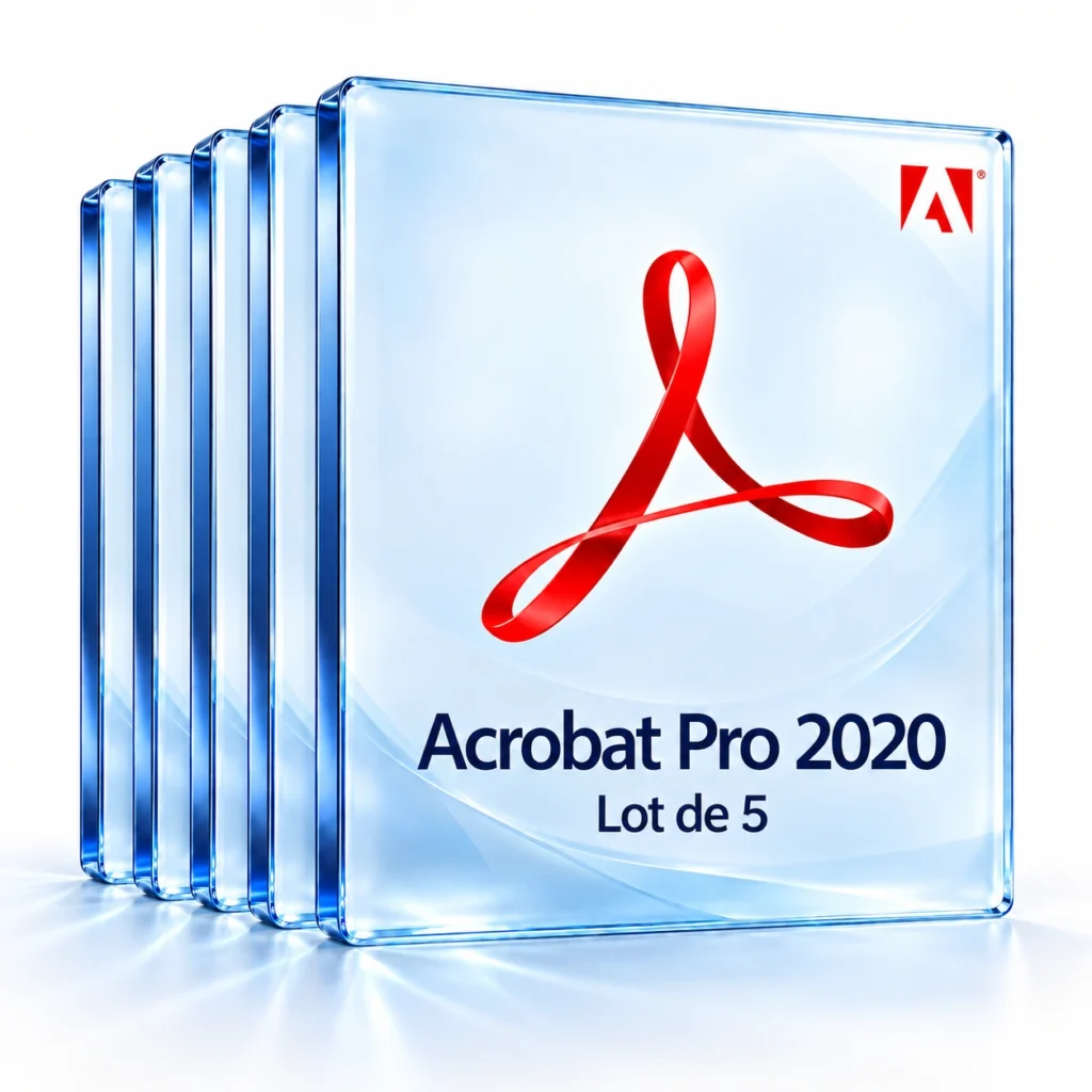 Lot de 5 — Acrobat Pro 2020 — Windows