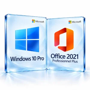 Windows 10 Pro + Office 2021 Professionnel Plus