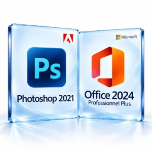 Photoshop 2021 + Office 2024 Professionnel Plus — Windows