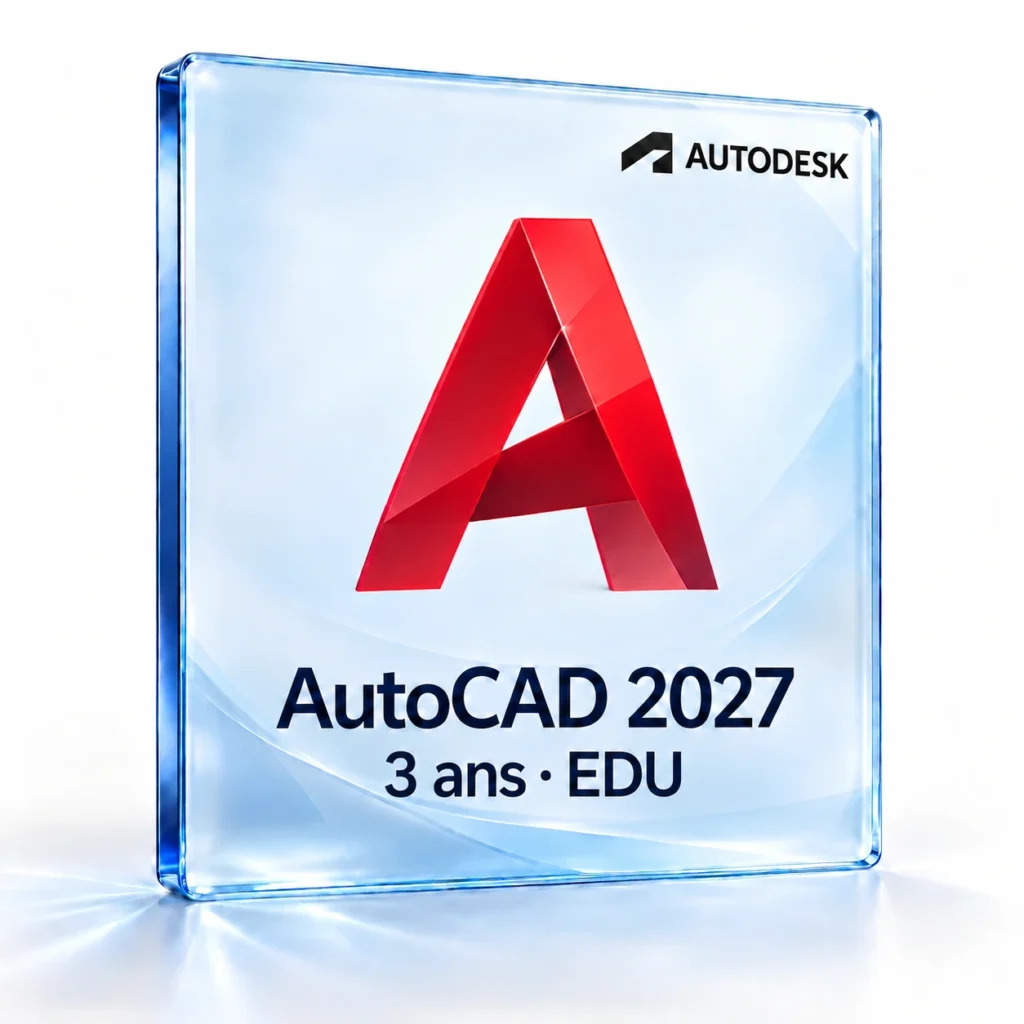 Autodesk AutoCAD 2027 — 3 ans EDU | Windows et Mac